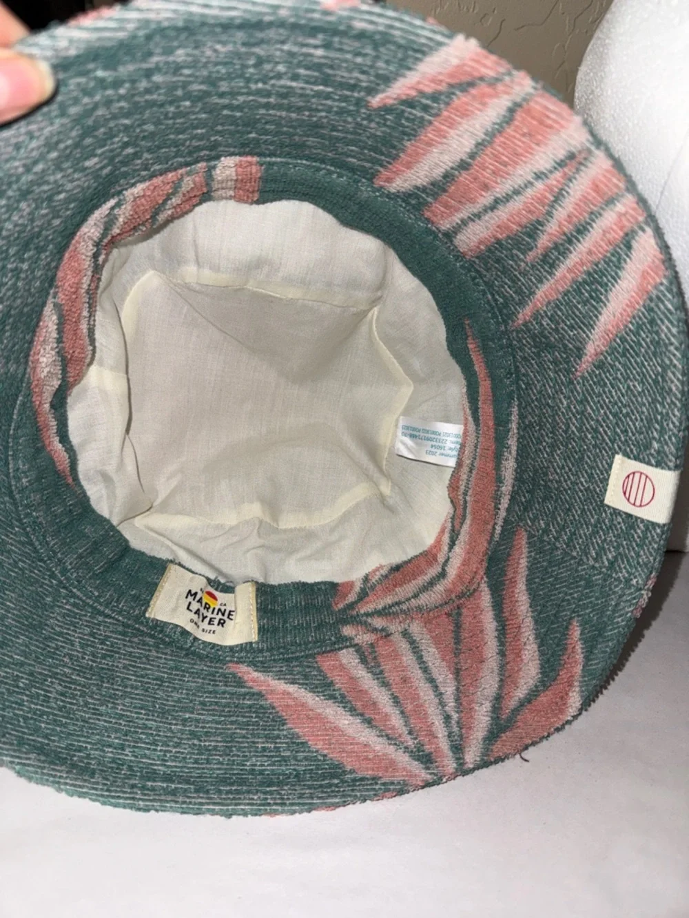 Marine layer terry cloth bucket hat one size